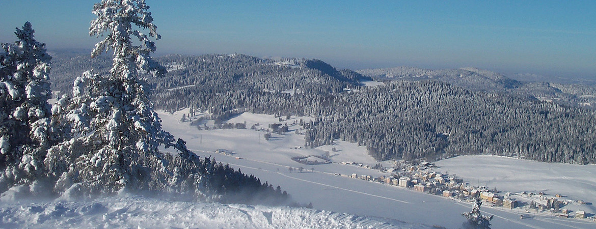 Vallée de La Sagne en hiver